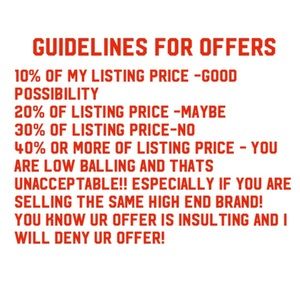 🚫 NO LOW BALLING 🚫